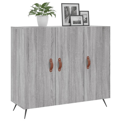 vidaXL Sideboard Grey Sonoma 90x34x80 cm Engineered Wood 3