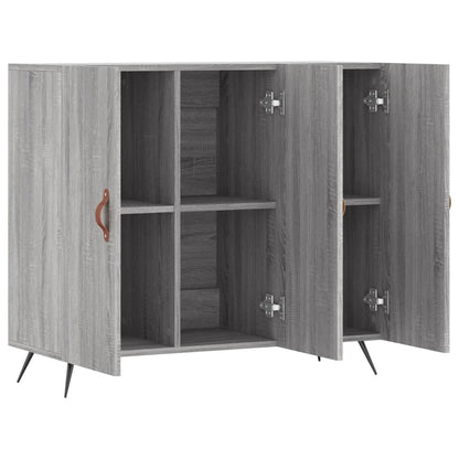 vidaXL Sideboard Grey Sonoma 90x34x80 cm Engineered Wood 5