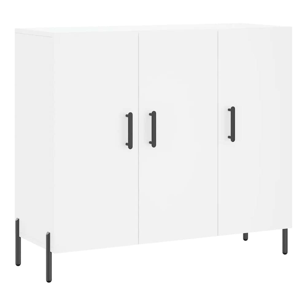 Sideboard 90x34x80 cm Engineered Wood White