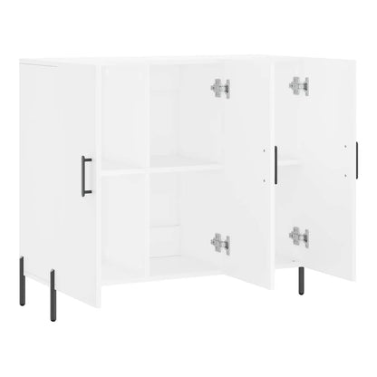 Sideboard 90x34x80 cm Engineered Wood White