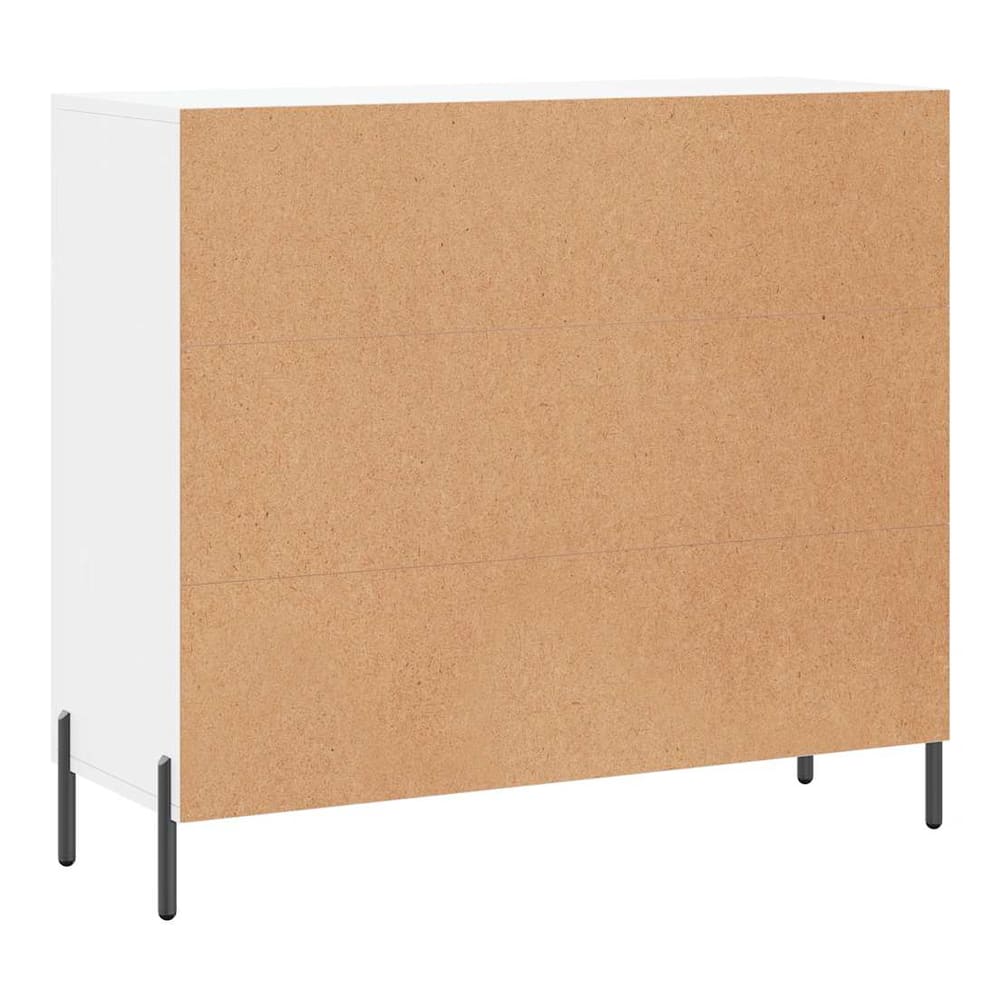 Sideboard 90x34x80 cm Engineered Wood White