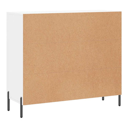 Sideboard 90x34x80 cm Engineered Wood White