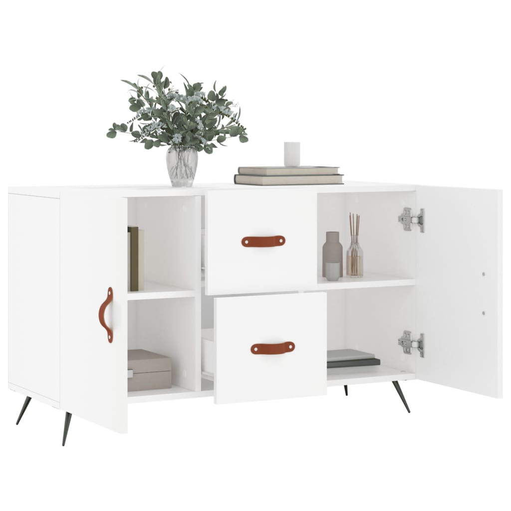 vidaXL Sideboard White 100x36x60 cm Engineered Wood 4