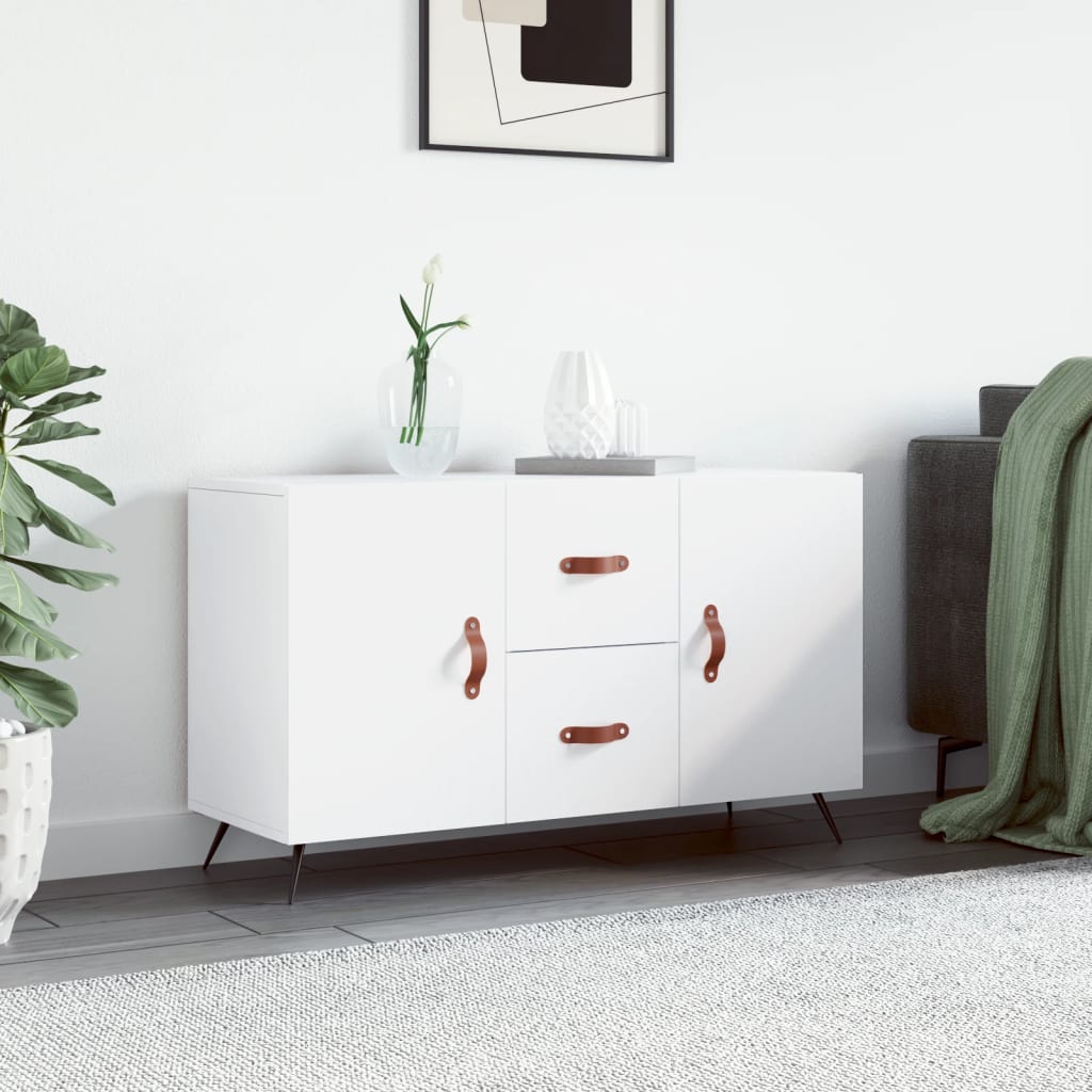 vidaXL Sideboard White 100x36x60 cm Engineered Wood 1
