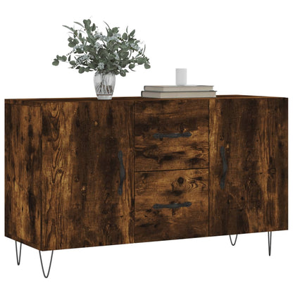 vidaXL Sideboard Smoked Oak 100x36x60 cm Engineered Wood 3