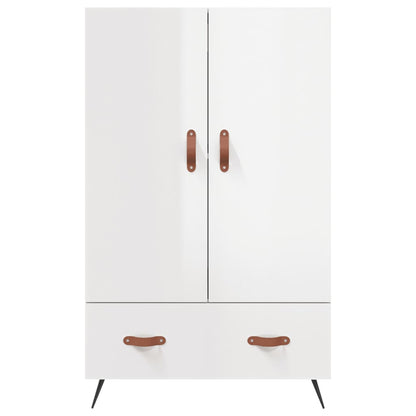 vidaXL Highboard High Gloss White 69.5x31x115 cm Engineered Wood 6