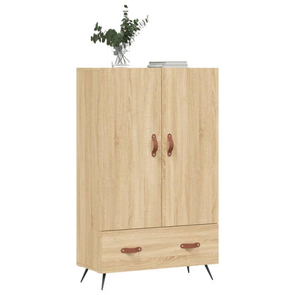 vidaXL Highboard Sonoma Oak 69.5x31x115 cm Engineered Wood 4