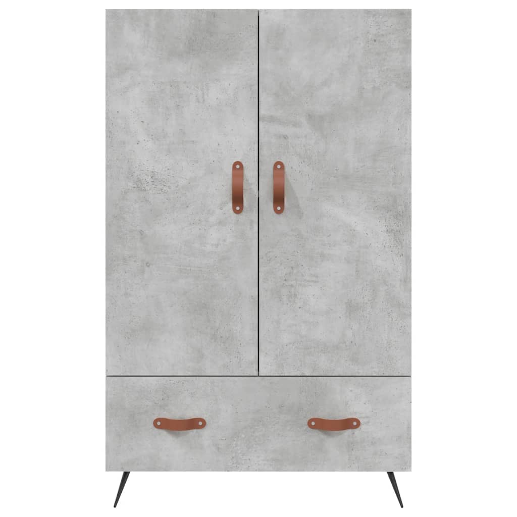 vidaXL Highboard Concrete Grey 69.5x31x115 cm Engineered Wood 6