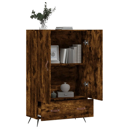 vidaXL Highboard Smoked Oak 69.5x31x115 cm Engineered Wood 3