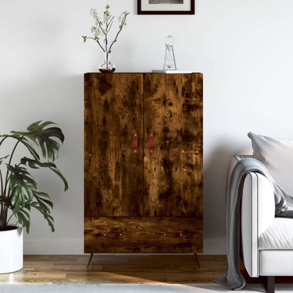 vidaXL Highboard Smoked Oak 69.5x31x115 cm Engineered Wood 1