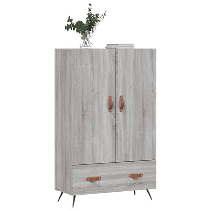 vidaXL Highboard Grey Sonoma 69.5x31x115 cm Engineered Wood 4