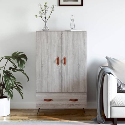 vidaXL Highboard Grey Sonoma 69.5x31x115 cm Engineered Wood 1