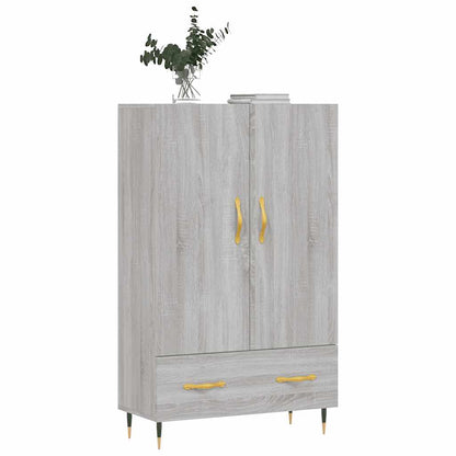 vidaXL Highboard Grey Sonoma 69.5x31x115 cm Engineered Wood 3