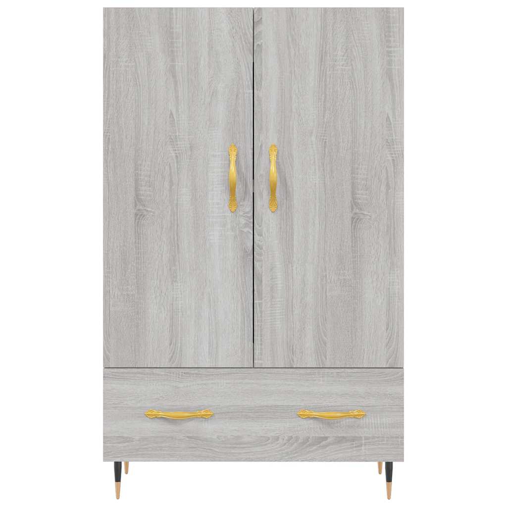 vidaXL Highboard Grey Sonoma 69.5x31x115 cm Engineered Wood 6