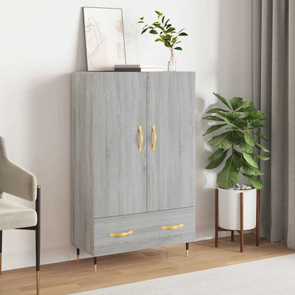 vidaXL Highboard Grey Sonoma 69.5x31x115 cm Engineered Wood 1