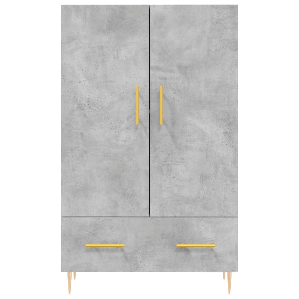 vidaXL Highboard Concrete Grey 69.5x31x115 cm Engineered Wood 6