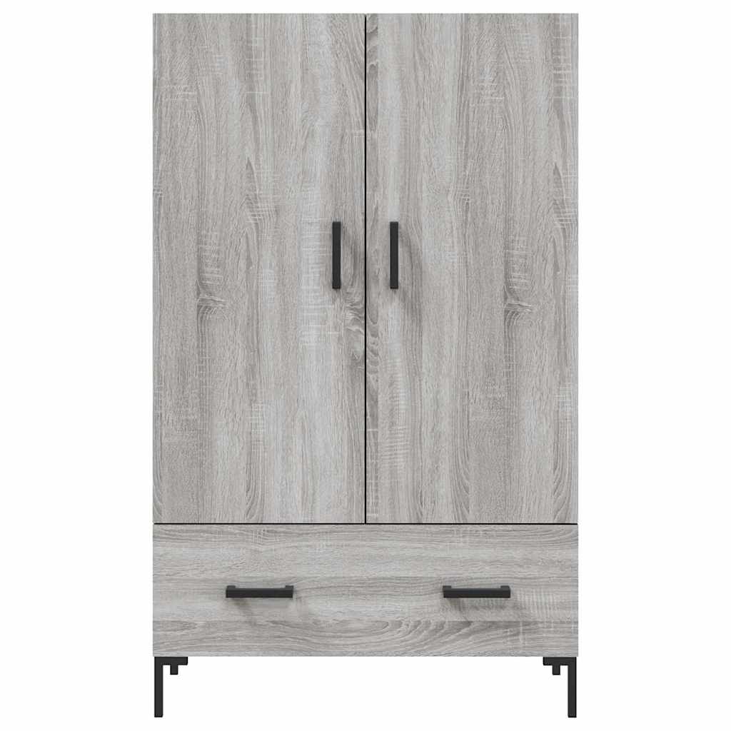 vidaXL Highboard Grey Sonoma 69.5x31x115 cm Engineered Wood 6