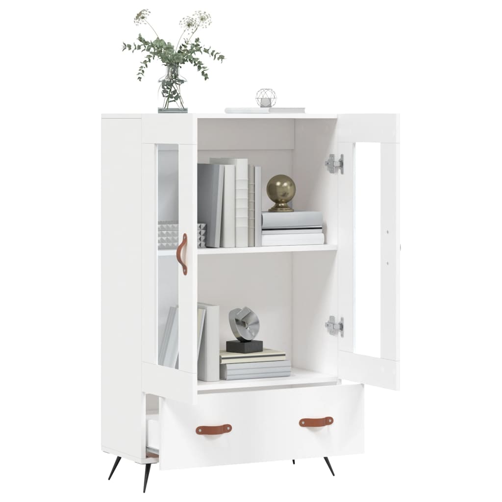 vidaXL Highboard White 69.5x31x115 cm Engineered Wood 4