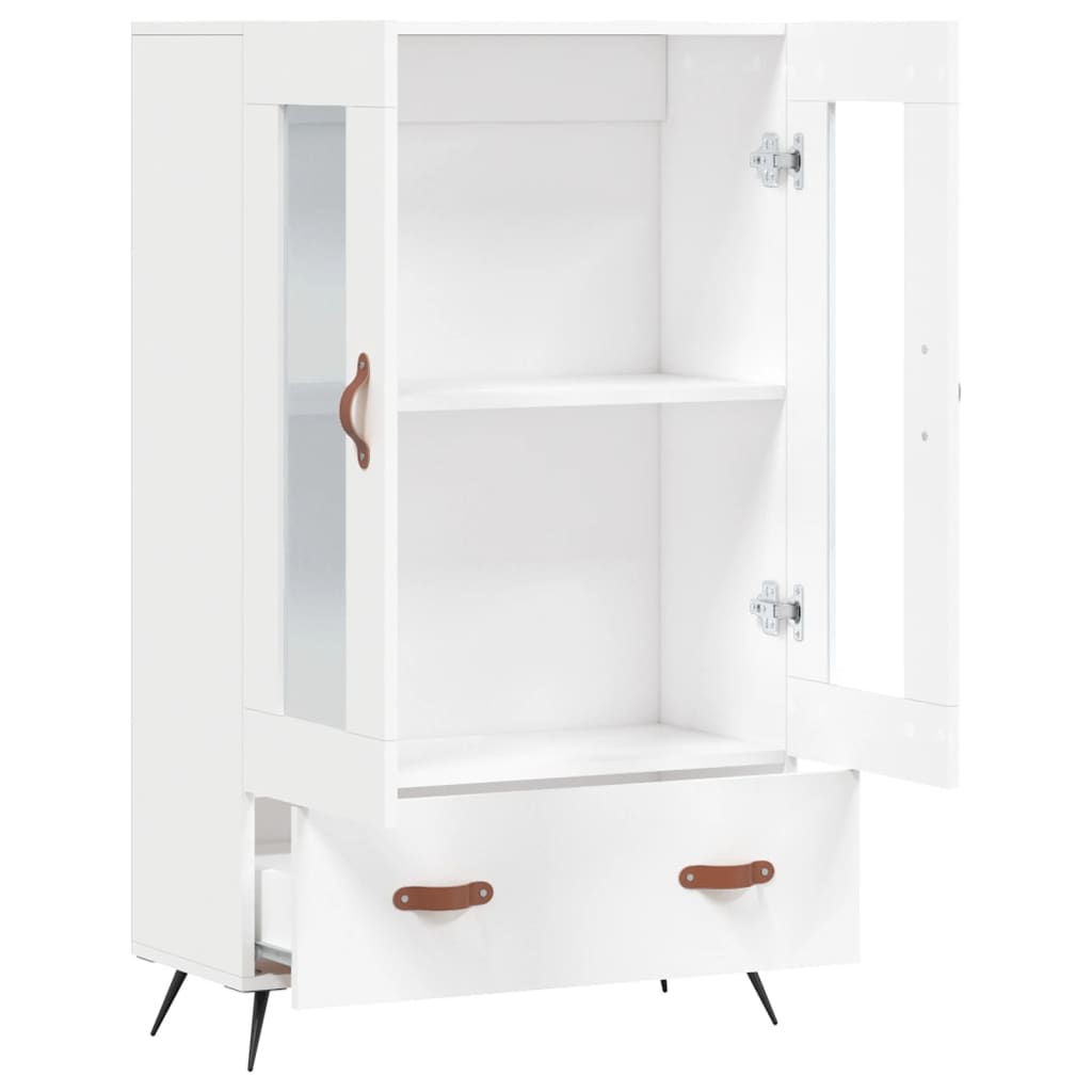 vidaXL Highboard White 69.5x31x115 cm Engineered Wood 5