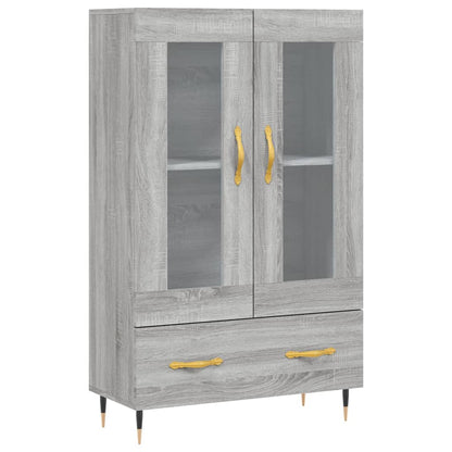 vidaXL Highboard Grey Sonoma 69.5x31x115 cm Engineered Wood 2