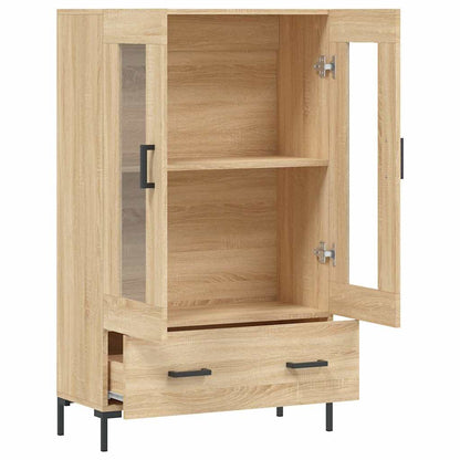 vidaXL Highboard Sonoma Oak 69.5x31x115 cm Engineered Wood 5