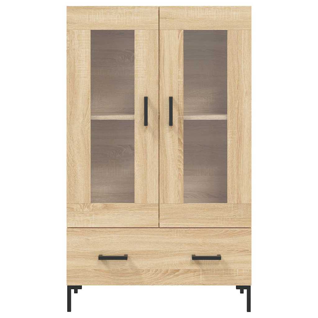 vidaXL Highboard Sonoma Oak 69.5x31x115 cm Engineered Wood 6