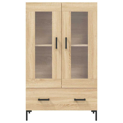 vidaXL Highboard Sonoma Oak 69.5x31x115 cm Engineered Wood 6