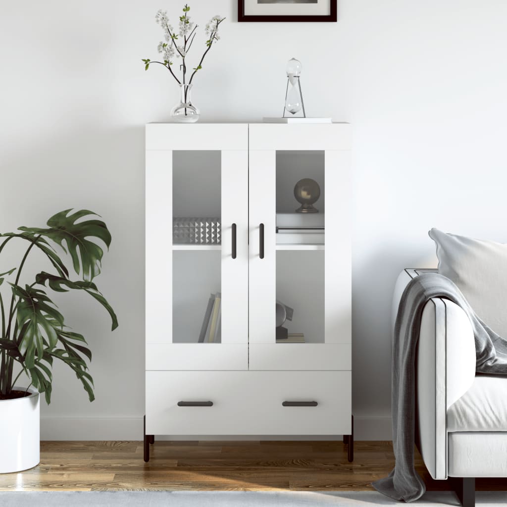 vidaXL Highboard White 69.5x31x115 cm Engineered Wood 1