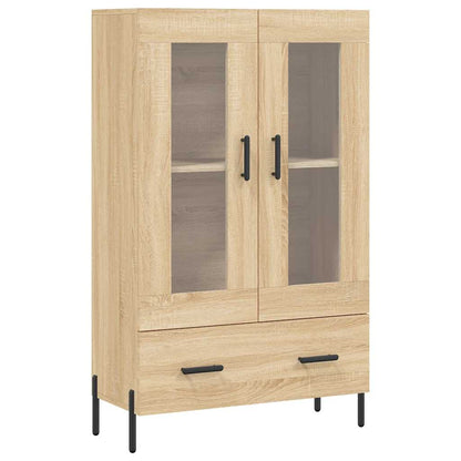 vidaXL Highboard Sonoma Oak 69.5x31x115 cm Engineered Wood 2