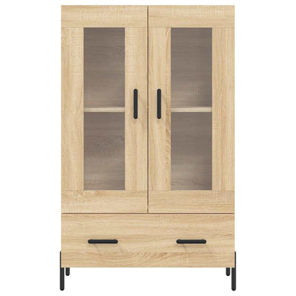 vidaXL Highboard Sonoma Oak 69.5x31x115 cm Engineered Wood 6