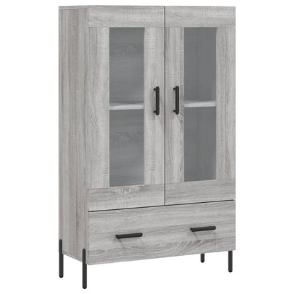 vidaXL Highboard Grey Sonoma 69.5x31x115 cm Engineered Wood 2