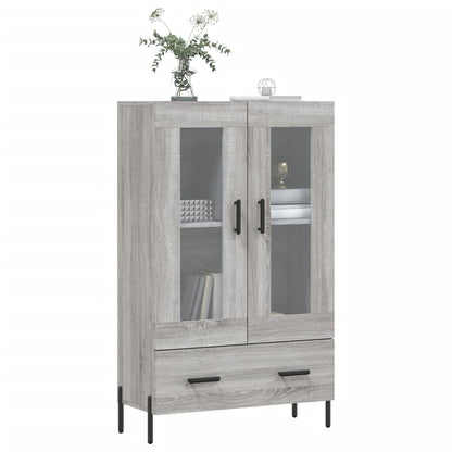 vidaXL Highboard Grey Sonoma 69.5x31x115 cm Engineered Wood 3