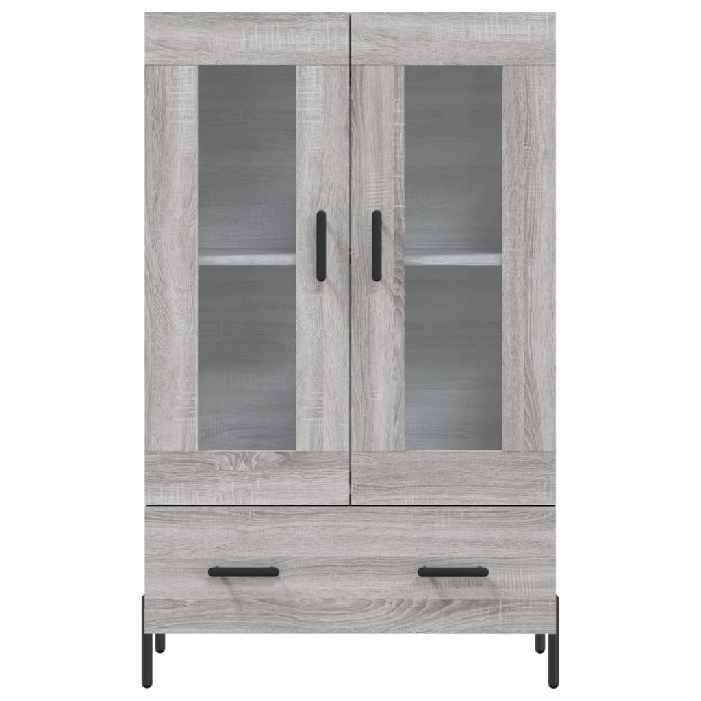 vidaXL Highboard Grey Sonoma 69.5x31x115 cm Engineered Wood 6