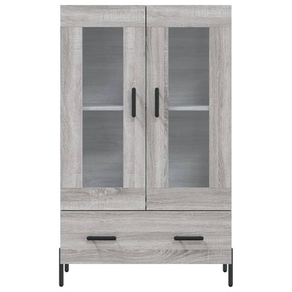 vidaXL Highboard Grey Sonoma 69.5x31x115 cm Engineered Wood 6