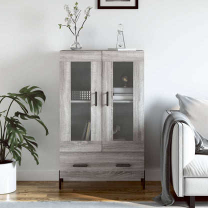 vidaXL Highboard Grey Sonoma 69.5x31x115 cm Engineered Wood 1