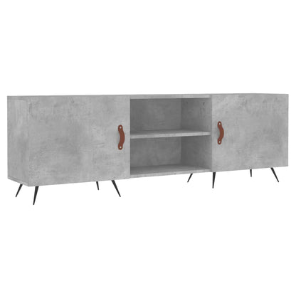 TV Cabinet 150x30x50 cm Engineered Wood Concrete grey