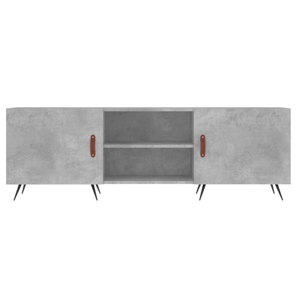 TV Cabinet 150x30x50 cm Engineered Wood Concrete grey