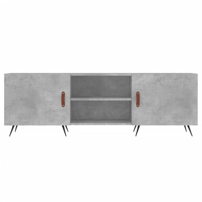 TV Cabinet 150x30x50 cm Engineered Wood Concrete grey