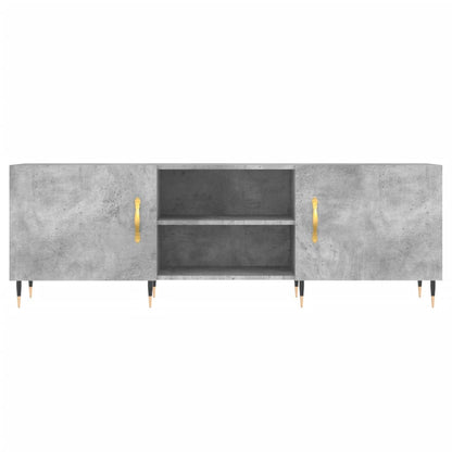 TV Cabinet 150x30x50 cm Engineered Wood Concrete grey