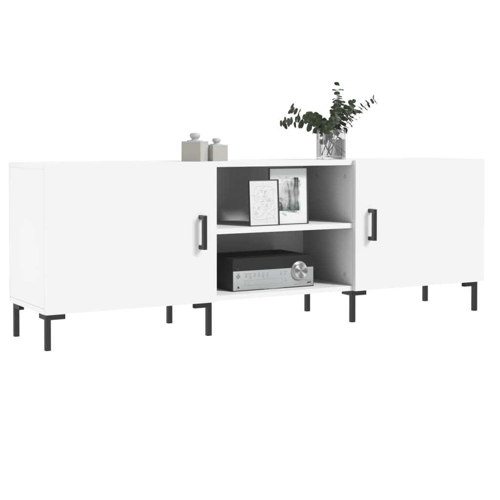 vidaXL TV Cabinet White 150x30x50 cm Engineered Wood 3