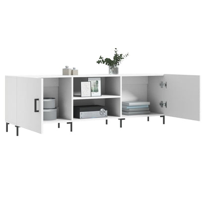 vidaXL TV Cabinet White 150x30x50 cm Engineered Wood 4