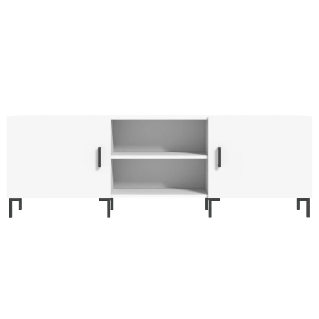 vidaXL TV Cabinet White 150x30x50 cm Engineered Wood 5