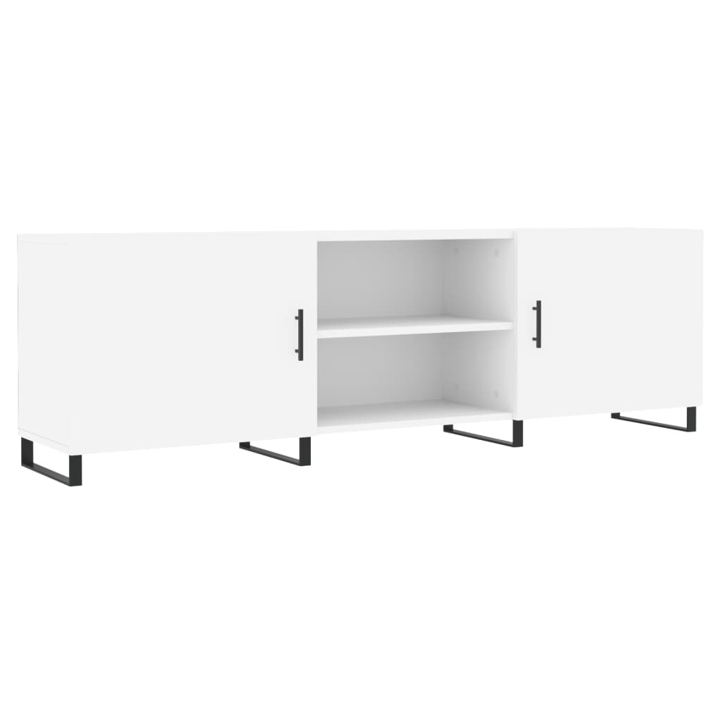 vidaXL TV Cabinet White 150x30x50 cm Engineered Wood 2