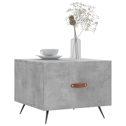 vidaXL Coffee Tables 2 pcs Concrete Grey 50x50x40 cm Engineered Wood 3