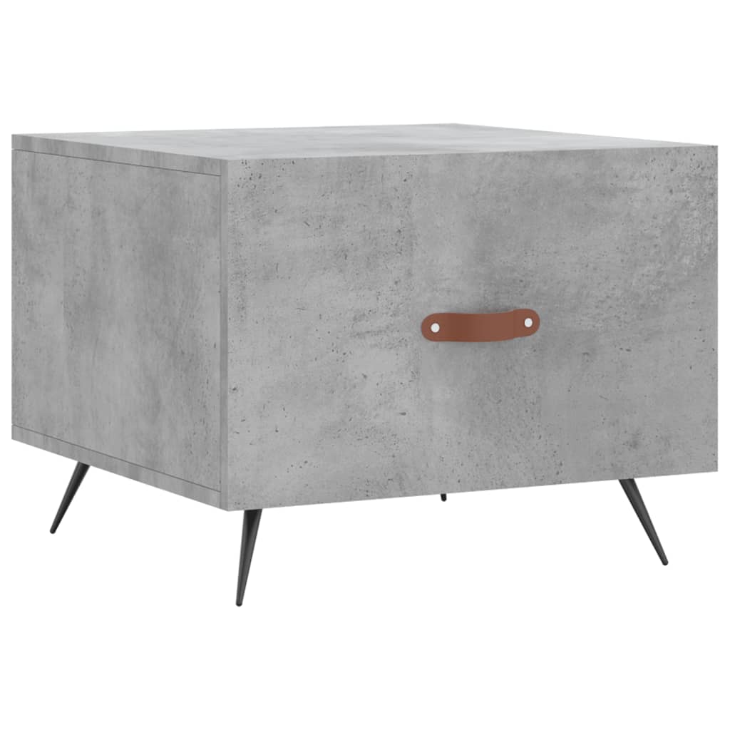 vidaXL Coffee Tables 2 pcs Concrete Grey 50x50x40 cm Engineered Wood 5