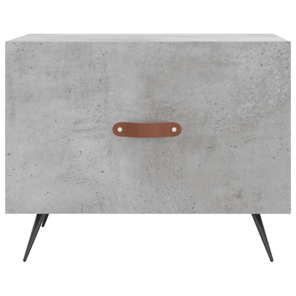 vidaXL Coffee Tables 2 pcs Concrete Grey 50x50x40 cm Engineered Wood 6