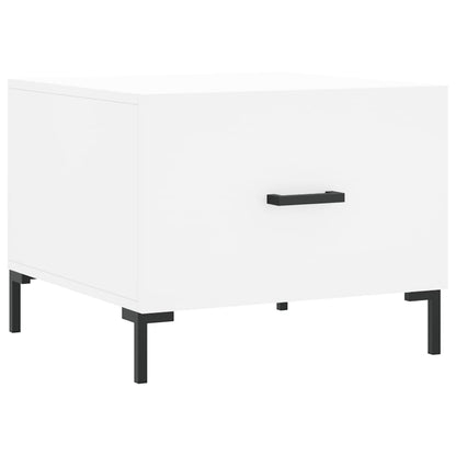 vidaXL Coffee Tables 2 pcs White 50x50x40 cm Engineered Wood 5