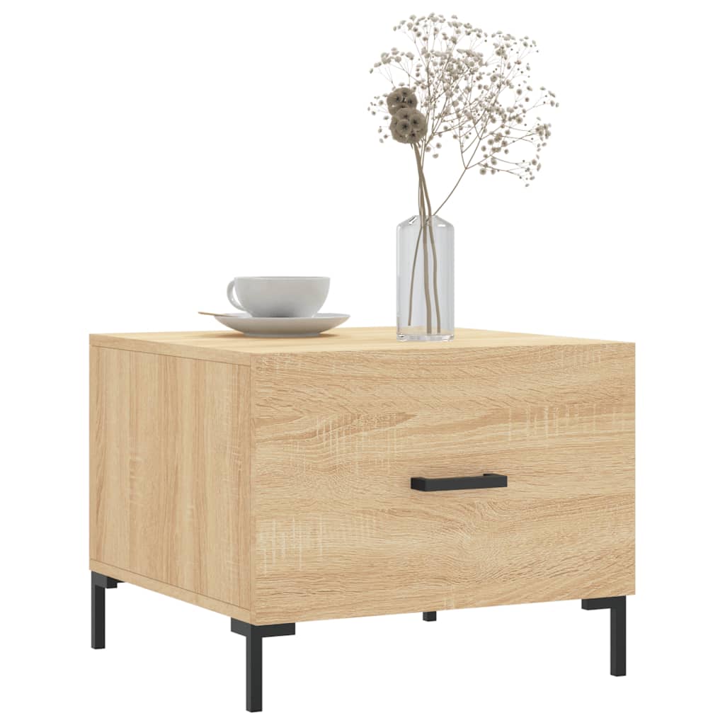 vidaXL Coffee Tables 2 pcs Sonoma Oak 50x50x40 cm Engineered Wood 3