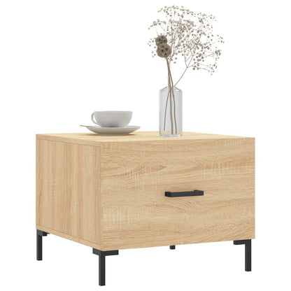 vidaXL Coffee Tables 2 pcs Sonoma Oak 50x50x40 cm Engineered Wood 3