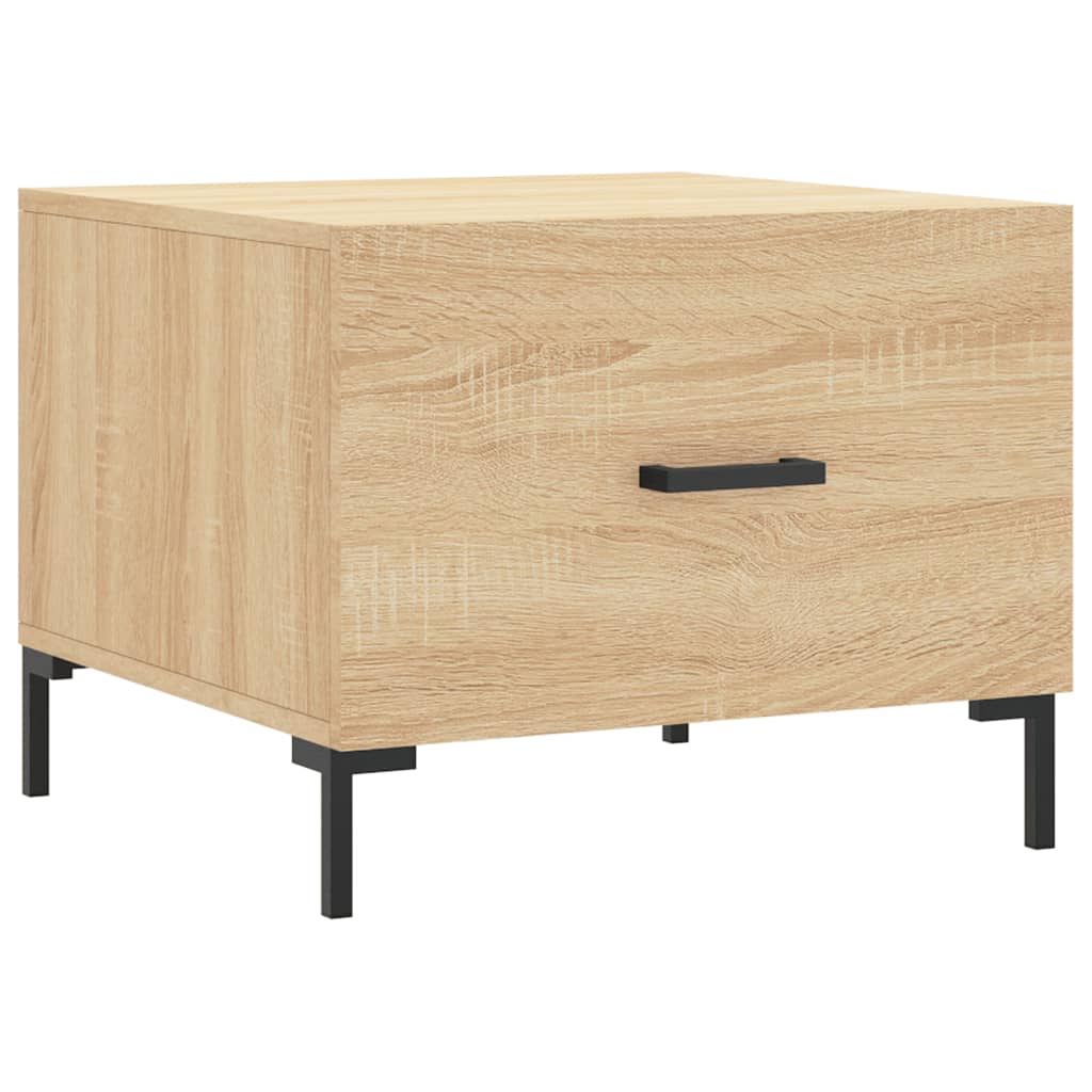 vidaXL Coffee Tables 2 pcs Sonoma Oak 50x50x40 cm Engineered Wood 5